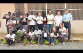 Chegada do container com as Bíblias para a Guiné-Bissau