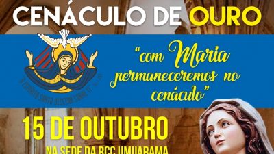RCC de Umuarama sediará Cenáculo de Ouro pelos 300 anos de Aparecida