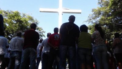 Inauguração da Cruz no Monte Sião