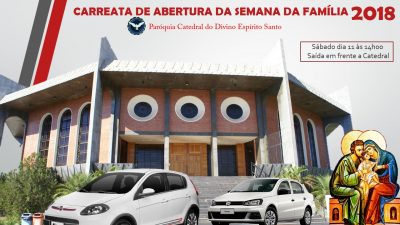 Catedral da Diocese de Umuarama realizará Carreata na Abertura da Semana da Família