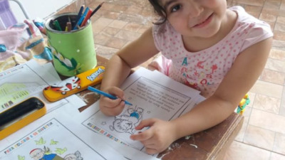 Paróquia de Umuarama cria atividade para as crianças desenvolverem em casa