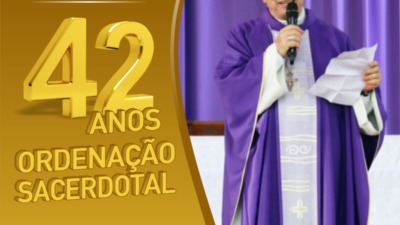 Bispo da Diocese de Umuarama, completa 42 anos de Ordenação Sacerdotal