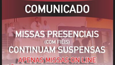 Missas continuam sem a presença de fiéis em Umuarama
