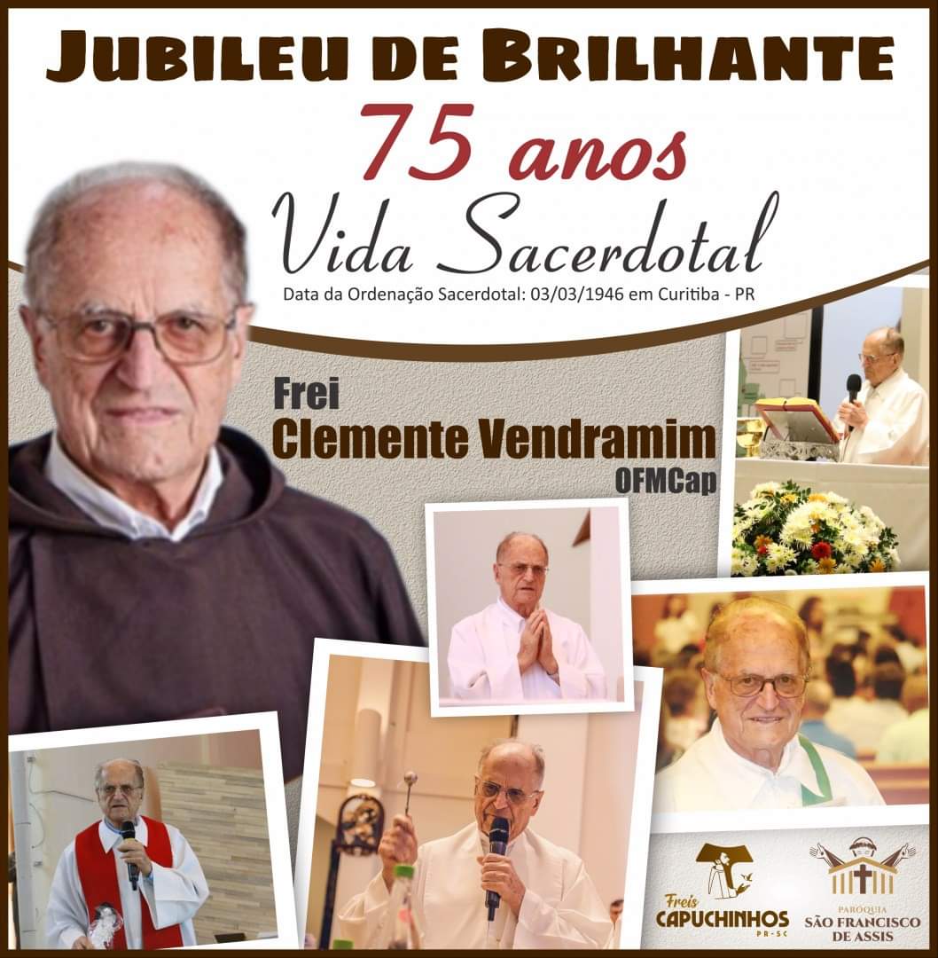 Frei Clemente 75 anos de sacerdocio