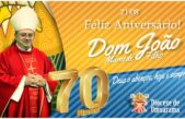 70 anos de amor, serviço e oração, Dom João comemora aniversário natalício