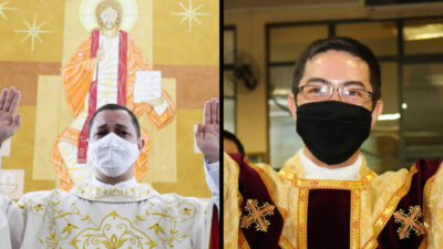 Ordenação de dois jovens padres movimentam suas paróquias de origem