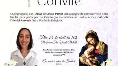 Irmã de Cristo Pastor faz votos e assume missão na Prelazia do Borba