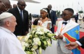 O Papa Francisco chega à República Democrática do Congo