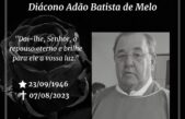 Nota de Condolências: Diácono Adão Batista de Melo