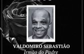 Nota de Condolências: Sr. Valdomiro Sebastião