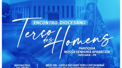 Encontro Diocesano do Terço dos Homens acontecerá no próximo dia 15