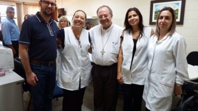 Bispo Dom João Mamede Filho visita Penitenciária de Cruzeiro do Oeste